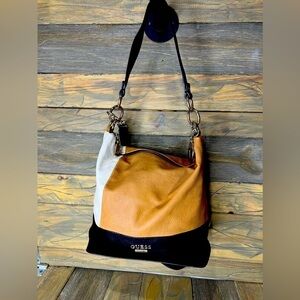 BIN047.10 Guess Hobo Crossbody Bag Tricolor